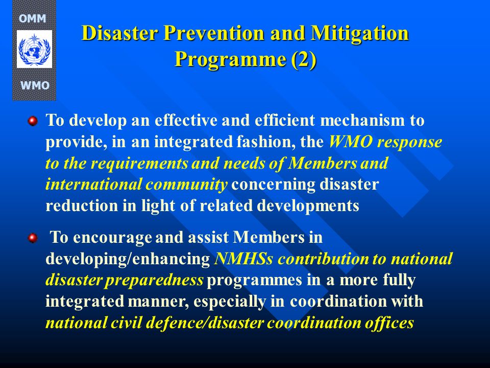 Managing disaster risk in developing countries: a global challenge